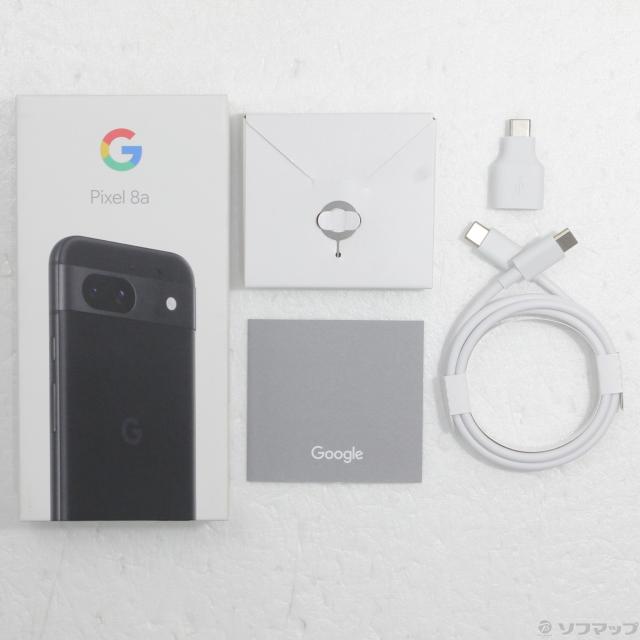 中古)GOOGLE Google Pixel 8a 128GB オブシディアン G576D Y!mobile