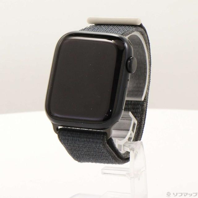 (中古)Apple Apple Watch Series 9 GPS 45mm ミッドナイトアルミニウムケース ミッドナイトスポーツループ(297-ud)