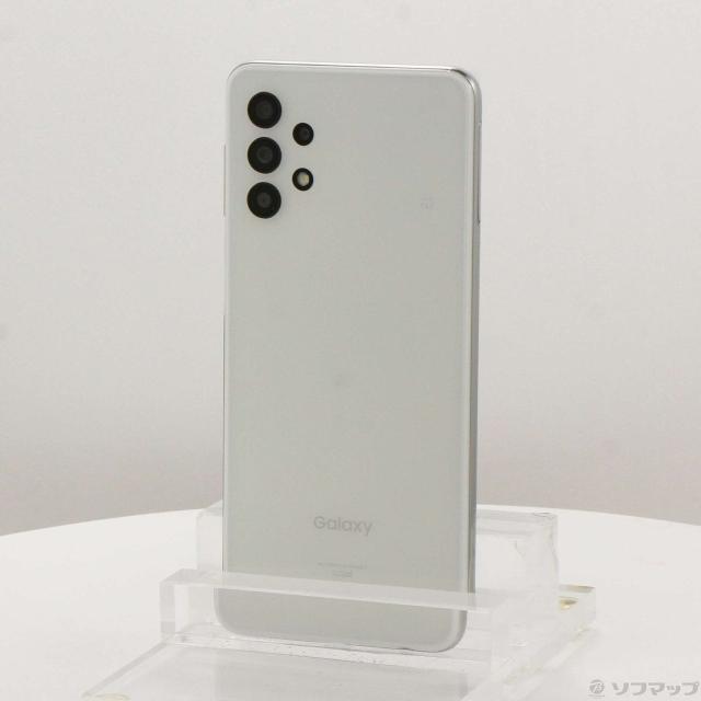 (中古)SAMSUNG GALAXY A32 5G 64GB オーサムホワイト SCG08 auロック解除SIMフリー(297-ud)