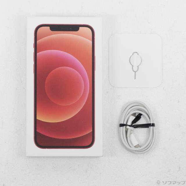 (中古)Apple iPhone12 64GB プロダクトレッド MGHQ3J/A SIMフリー(344-ud)_4