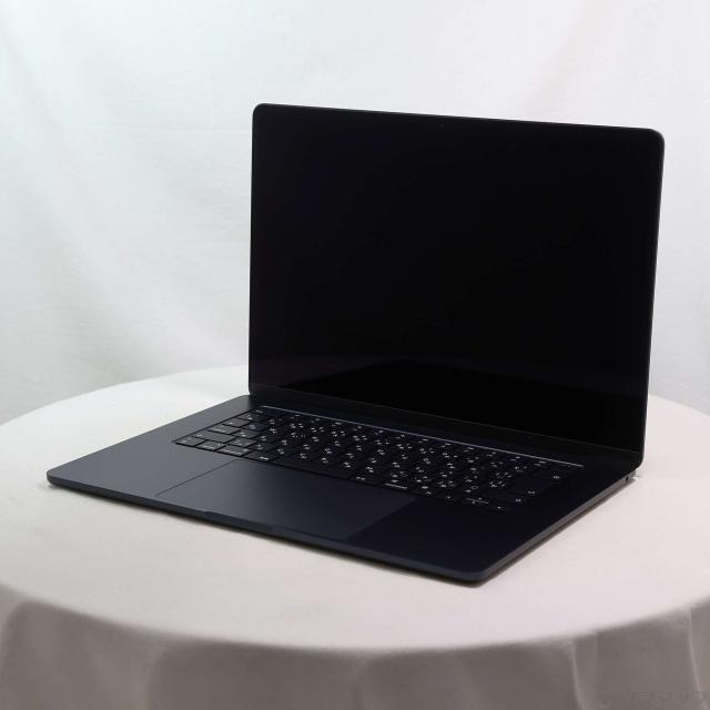 (中古)Apple MacBook Air 15.3-inch Early-2024 MRYV3J/A Apple M3 8コアCPU_10コアGPU 8GB SSD512GB ミッドナイト (26.3 Tahoe)(371-ud)