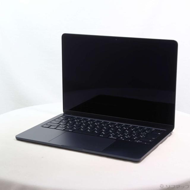 (中古)Apple MacBook Air 13.6-inch Late-2024 MC8Q4J/A Apple M3 8コアCPU_10コアGPU 24GB SSD1TB ミッドナイト (26.3 Tahoe)(258-ud)