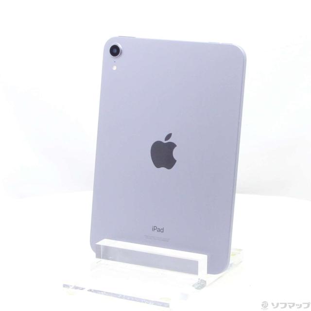 (中古)Apple iPad mini 第6世代 256GB パープル MK7X3J/A Wi-Fi(349-ud)