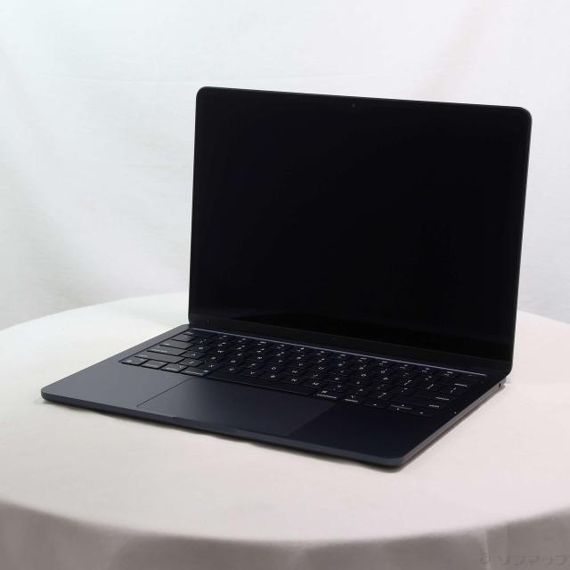 (中古)Apple MacBook Air 13.6-inch Mid-2022 MLY43J/A Apple M2 8コアCPU_10コアGPU 8GB SSD512GB ミッドナイト (26.3 Tahoe)(295-ud)