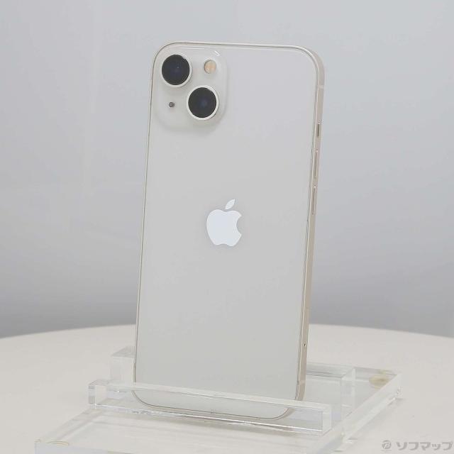 (中古)Apple iPhone13 128GB スターライト MLND3J/A SIMフリー(258-ud)