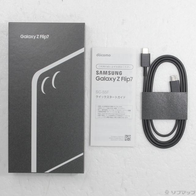 (中古)SAMSUNG Galaxy Z Flip7 256GB ジェットブラック SC-55F docomo SIMフリー(377-ud)_4