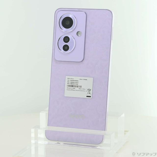 (中古)OPPO OPPO Reno11 A 128GB コーラルパープル CPH2603 SIMフリー(269-ud)