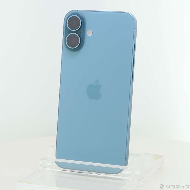 (中古)Apple iPhone16 Plus 128GB ティール MXVF3J/A SIMフリー(198-ud)