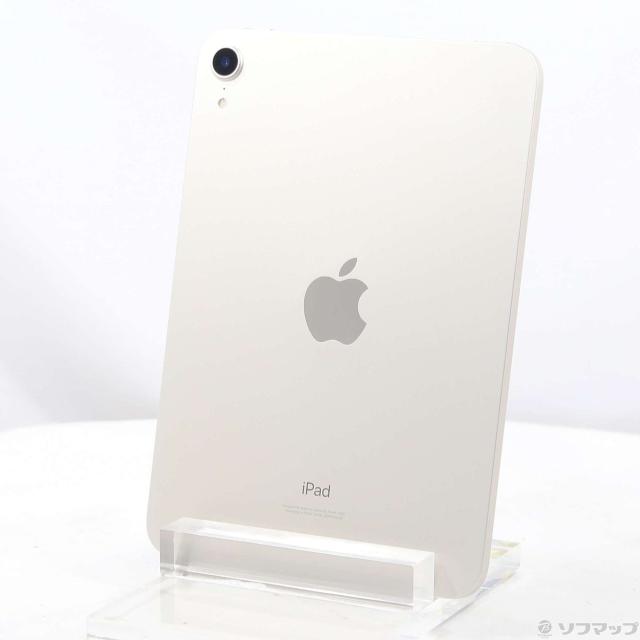 中古)Apple iPad mini 第6世代 64GB スターライト MK7P3J/A Wi-Fi(262