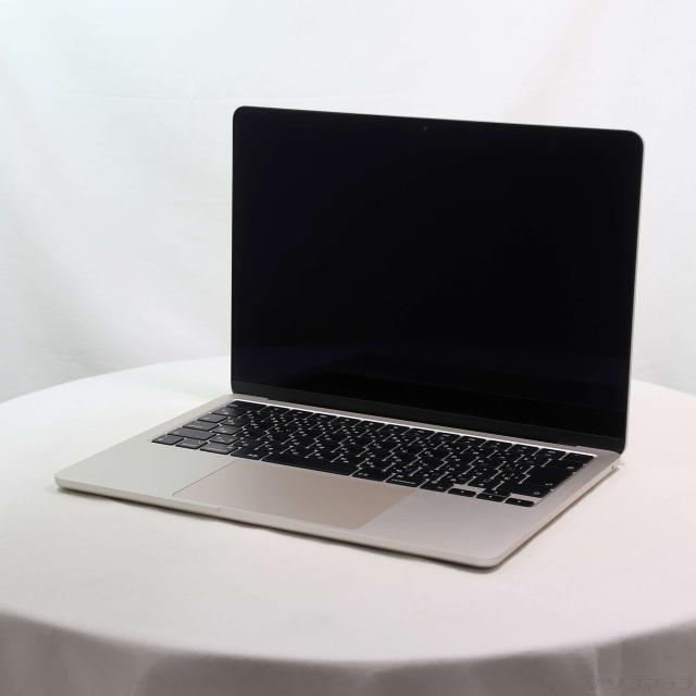 (中古)Apple MacBook Air 13.6-inch Mid-2022 MLY23J/A Apple M2 8コアCPU_10コアGPU 8GB SSD512GB スターライト (26.3 Tahoe)(276-ud)