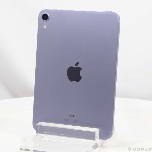 中古)Apple iPad mini 第6世代 64GB パープル MK8E3J/A docomoロック 