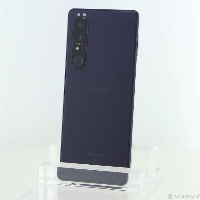 (中古)SONY Xperia 1 III 256GB フロストパープル SO-51B docomoロック解除SIMフリー(262-ud)