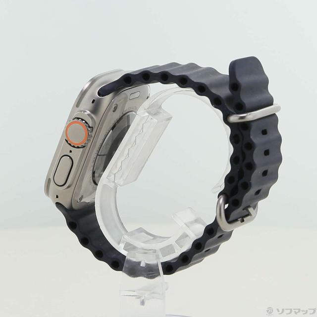 (中古)Apple Apple Watch Ultra GPS + Cellular 49mm チタニウムケース ミッドナイトオーシャンバンド(262-ud)_1