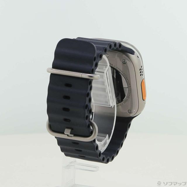 (中古)Apple Apple Watch Ultra GPS + Cellular 49mm チタニウムケース ミッドナイトオーシャンバンド(262-ud)_2