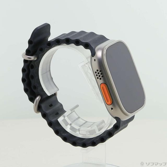 (中古)Apple Apple Watch Ultra GPS + Cellular 49mm チタニウムケース ミッドナイトオーシャンバンド(262-ud)_3