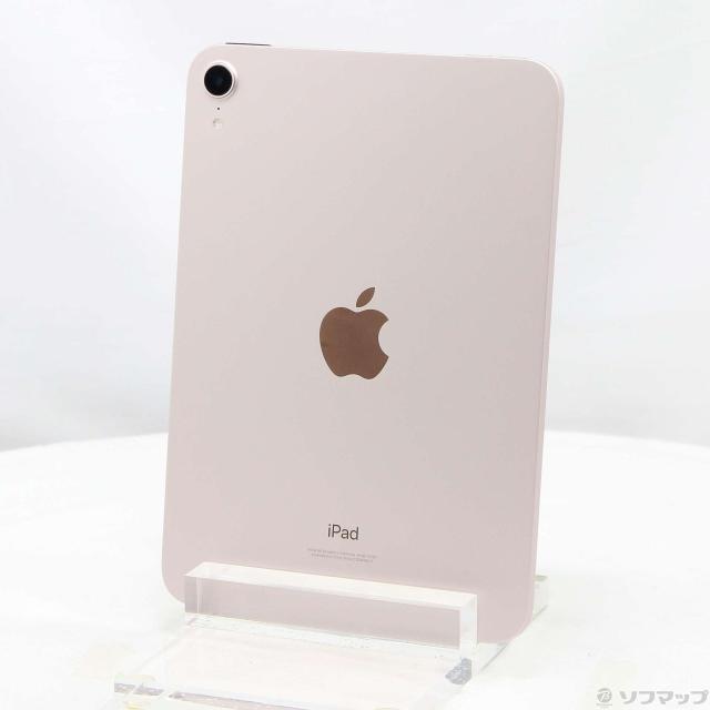 中古)Apple iPad mini 第6世代 64GB ピンク MLWL3J/A Wi-Fi(305-ud)