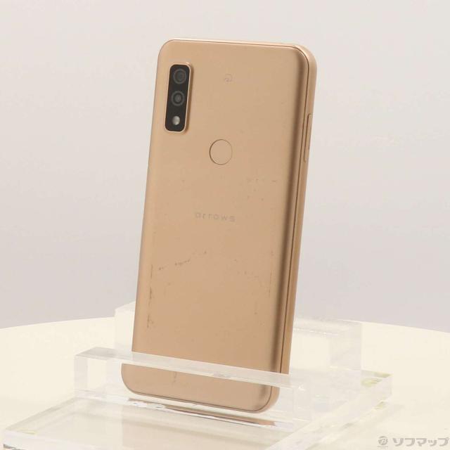 (中古)FUJITSU arrows We 64GB ローズゴールド FCG01 au SIMフリー(269-ud)