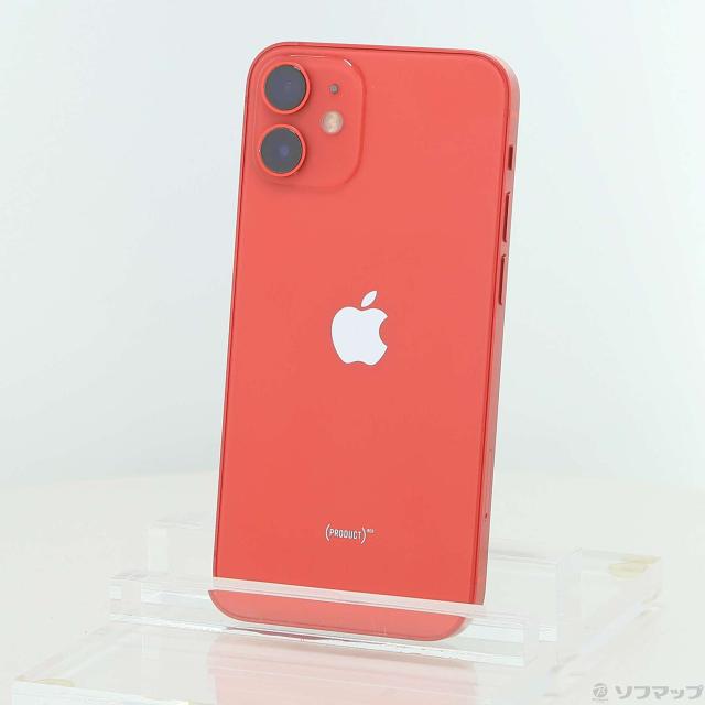 (中古)Apple iPhone12 mini 64GB プロダクトレッド MGAE3J/A SIMフリー(251-ud)