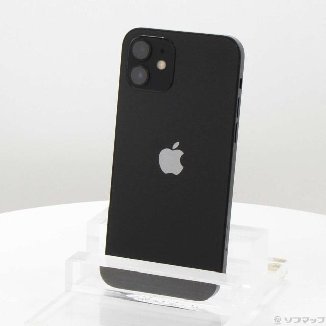 (中古)Apple iPhone12 128GB ブラック NGHU3J/A SIMフリー(377-ud)
