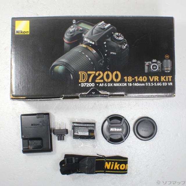 中古)Nikon Nikon D7200 18-140 VRレンズキット (2416万画素/SDXC)(344