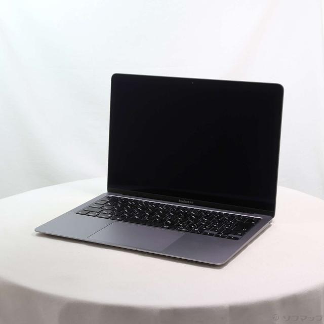 (中古)MacBook Air 13.3-inch Late-2020 MGN63J/A M1 8コアCPU_7コアGPU 16GB SSD256GB スペースグレイ (26.3 Tahoe)(348-ud)