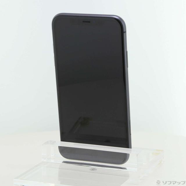 (中古)Apple iPhone11 64GB ブラック MWLT2J/A SIMフリー(352-ud)_2