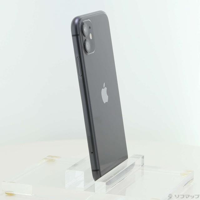 (中古)Apple iPhone11 64GB ブラック MWLT2J/A SIMフリー(352-ud)_3