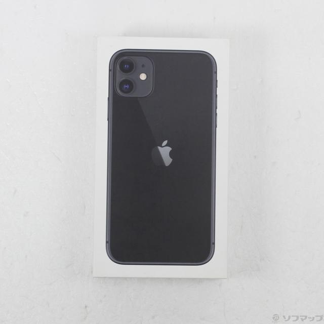 (中古)Apple iPhone11 64GB ブラック MWLT2J/A SIMフリー(352-ud)_4
