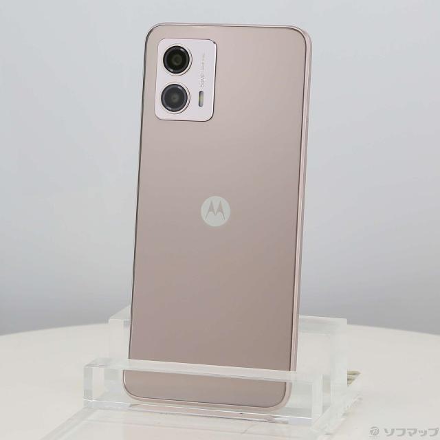 (中古)Motorola moto g53y 5G 128GB ペールピンク MOSAD3 Y!mobile SIMフリー(352-ud)