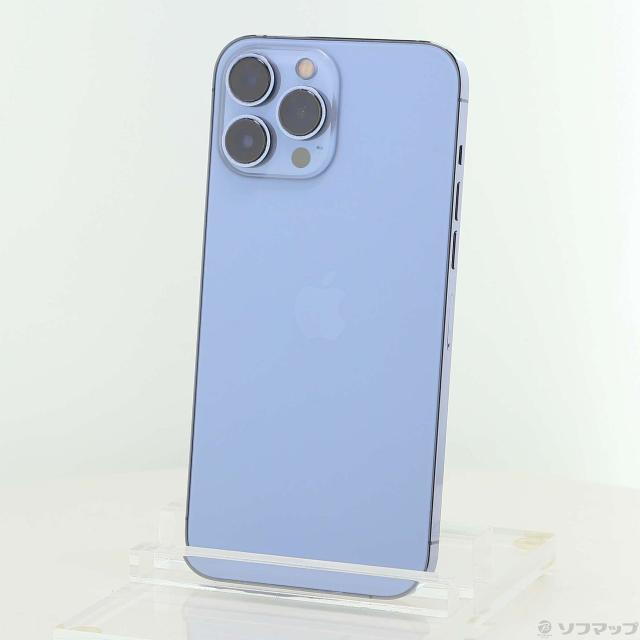 (中古)Apple iPhone13 Pro Max 128GB シエラブルー MLJ73J/A SIMフリー(262-ud)