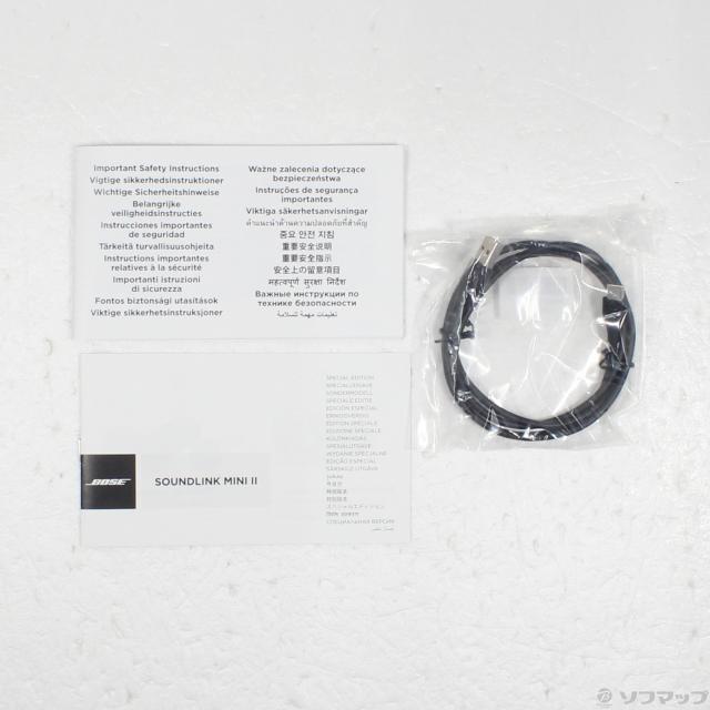 (中古)BOSE SoundLink Mini Bluetooth speaker II Special Edition トリプルブラック(262-ud)_4