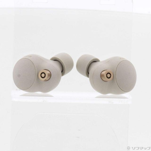 (中古)SONY WF-1000XM4 S プラチナシルバー(198-ud)
