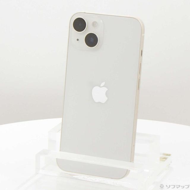 (中古)Apple iPhone14 128GB スターライト MPUQ3J/A SIMフリー(198-ud)