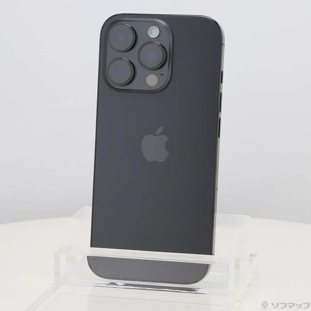 (中古)Apple iPhone16 Pro 512GB ブラックチタニウム MYN43J/A SIMフリー(377-ud)