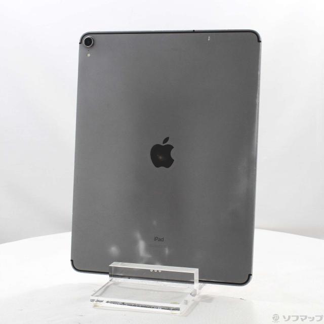 (中古)Apple iPad Pro 12.9インチ 第3世代 256GB スペースグレイ MTHV2J/A auロック解除SIMフリー(368-ud)