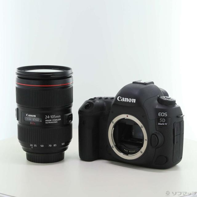 (中古)Canon EOS 5D MarkIV EF24-105L IS II USM レンズキット (3040万画素)(269-ud)