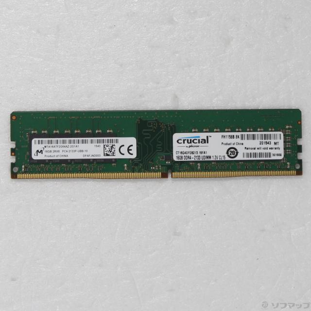 (中古)288P DDR4 16GB PC4-17000 DDR4-2133(262-ud)
