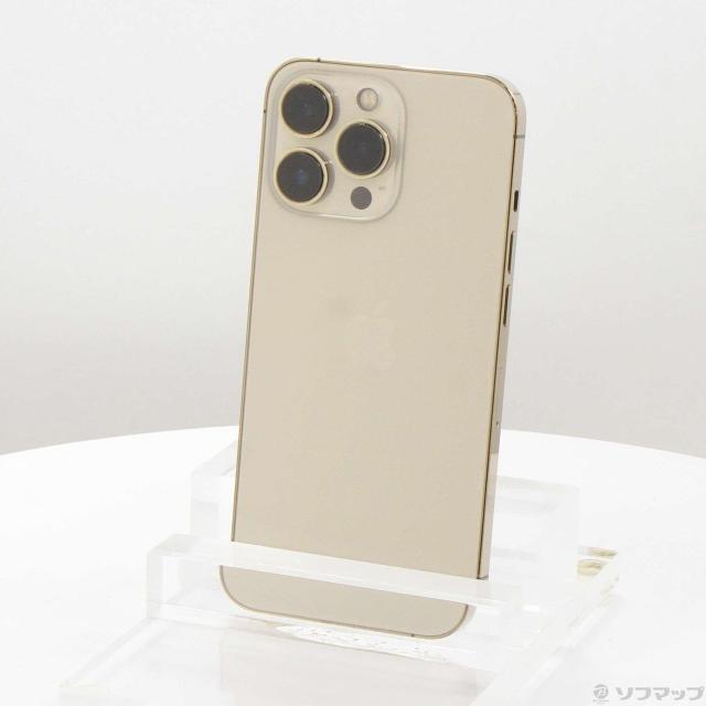 (中古)Apple iPhone13 Pro 512GB ゴールド MLUY3J/A SIMフリー(377-ud)