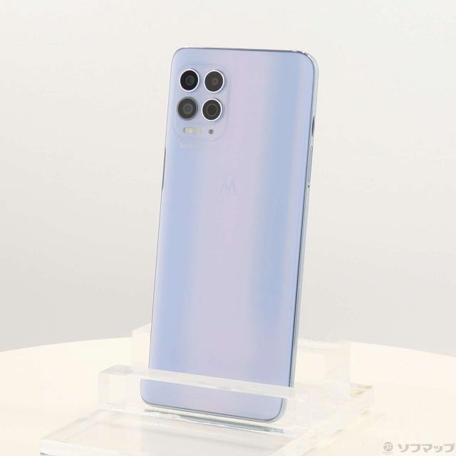 (中古)Motorola moto g100 128GB イリディセントスカイ PAM80029JP SIMフリー(295-ud)