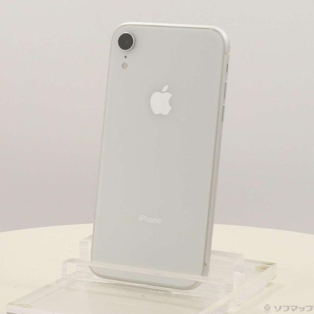 (中古)Apple iPhoneXR 64GB ホワイト MT032J/A SIMフリー(269-ud)