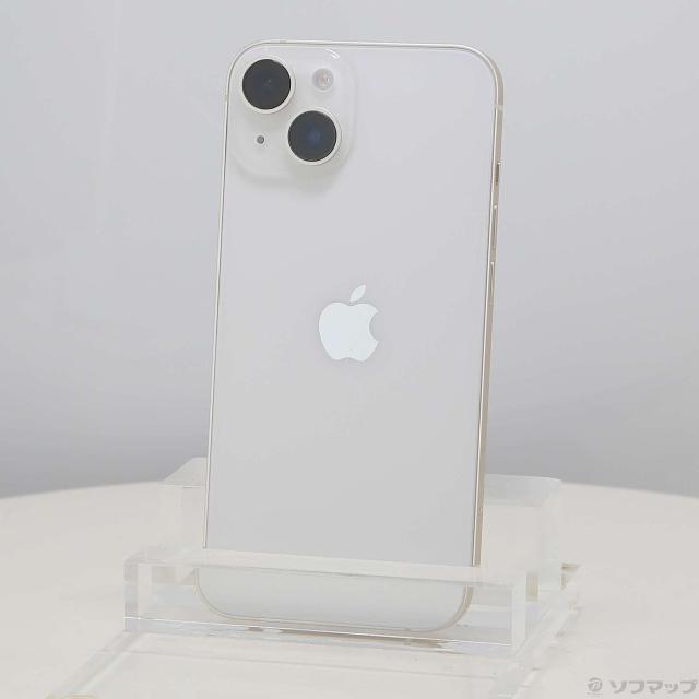 (中古)Apple iPhone14 128GB スターライト MPUQ3J/A SIMフリー(349-ud)