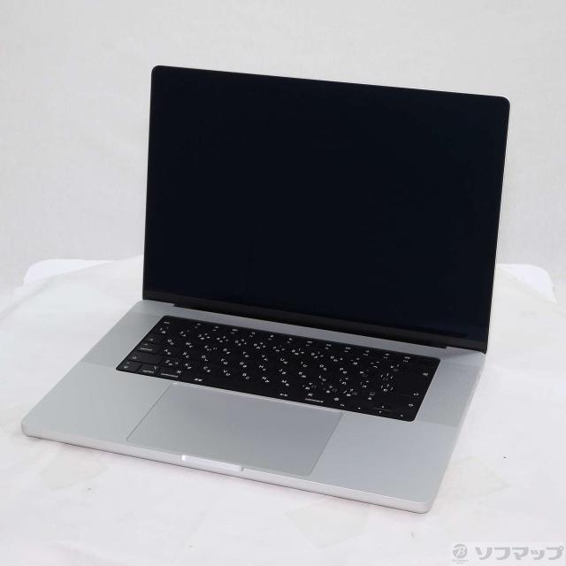 (中古)(展示品) MacBook Pro 16.2-inch Late-2024 MX2T3J/A M4 Pro 14コアCPU_20コアGPU 24GB SSD512GB シルバー (26.3 Tahoe)(258-ud)