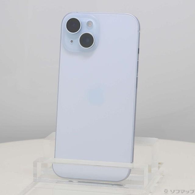 中古)Apple iPhone15 128GB ブルー MTML3J/A SIMフリー(349-ud)