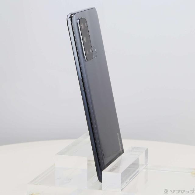 (中古)ワイモバイル OPPO Reno5 A 128GB シルバーブラック A103OP Y!mobile SIMフリー(269-ud)_3