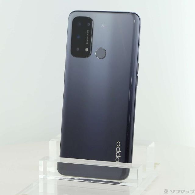 (中古)OPPO OPPO Reno5 A 128GB シルバーブラック CPH2199 SIMフリー(352-ud)