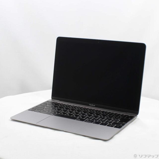 (中古)Apple MacBook 12-inch Mid-2017 MNYF2J/A Core_i5 1.3GHz 16GB SSD256GB スペースグレイ (10.15 Catalina)(352-ud)