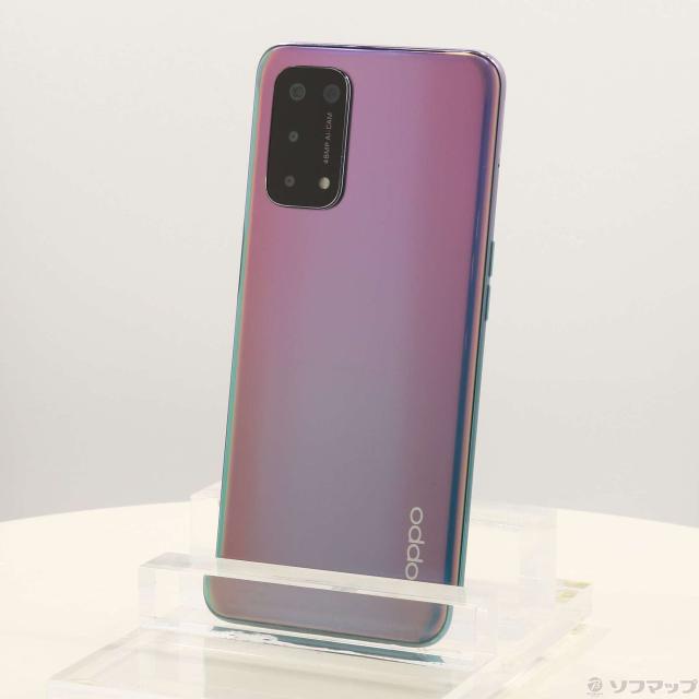(中古)OPPO OPPO A54 5G 64GB ファンタスティックパープル OPG02 auロック解除SIMフリー(344-ud)