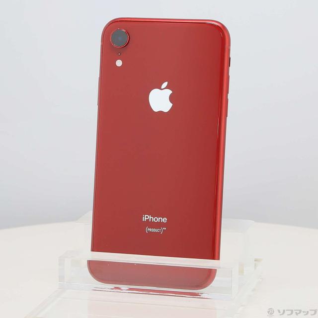 (中古)Apple iPhoneXR 64GB プロダクトレッド MT062J/A SoftBank(348-ud)
