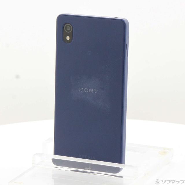 Xperia - xperiaaceⅢSOG08 ブルー　新品未使用 中古)SONY Xperia Ace III 64GB ブルー SOG08 au SIMフリー(258-ud