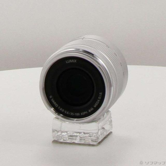 (中古)Panasonic LUMIX G Vario 35-100mm F4.0-5.6 ASPH/MEGA O.I.S. シルバー(269-ud)